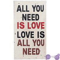 Постер All you need is love