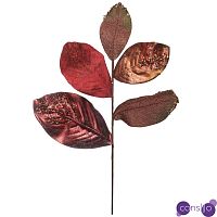 Декоративная ветвь с красными листьями