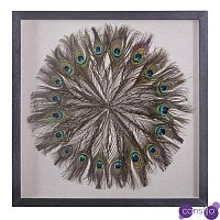 Панно Peacock Feather Circle