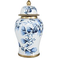 Ваза с крышкой Blue Plant Vase