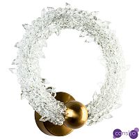 Бра кольцо с кристаллами из хрусталя Gilbertine Crystals Ring Wall Lamp