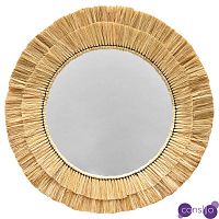 Круглое зеркало с плетеной рамой Jyoti Wicker Mirror