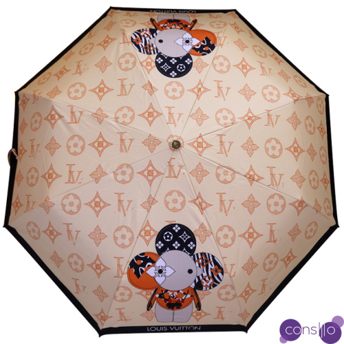 Зонт раскладной LOUIS VUITTON дизайн 010 Бежевый цвет