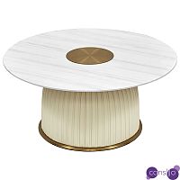 Кофейный стол Orlaith White Gold Round Table