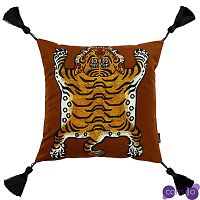 Коричневая Подушка Тибетский Тигр TIBETAN TIGER