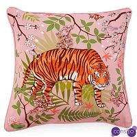 Декоративная подушка Tiger Pink Velvet Cushion