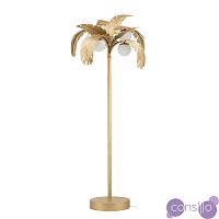 Торшер Vintage Floor Lamp Gold Сoconut Palm