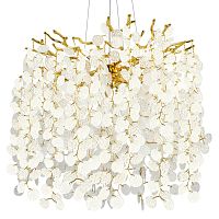 Люстра с круглыми хрустальными подвесками Fairytree Gold Crystal Branches Chandelier 10