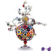 Большой Арт-объект Композиция из улыбающихся цветов по дизайну Takashi Murakami Flower Matango