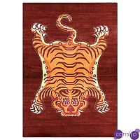 Ковер Тибетский Тигр Tibetan Tiger Rug Red