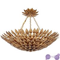 Люстра Crystorama Broche plumage Antique Gold CHANDELIER