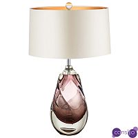 Дизайнерский настольный светильник Crystal Table Lamp Розовое стекло