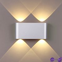 Бра Obverse Silver Rectangle A Wall lamp