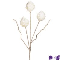 Декоративный искусственный цветок Ледяная Анона