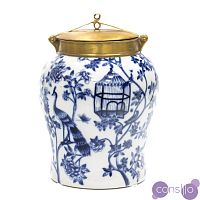Ваза Blue and Bronze Cover Vase small