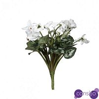 Декоративный искусственный цветок White Cyclamen