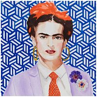 Картина Frida with Lavender Power Suit and Tie