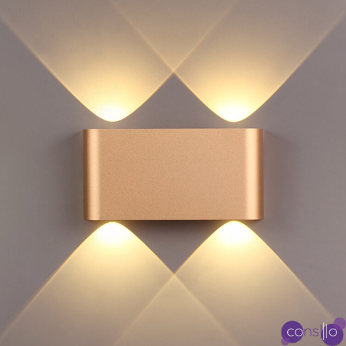 Бра Obverse Gold Rectangle A Wall lamp