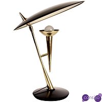 Настольная лампа Stilnovo Desk / Table Lamp Brass Gold Black