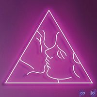 Неоновая настенная лампа Kiss Neon Wall Lamp Розовый