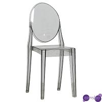 Прозрачный стул с серым оттенком LOUIS GHOST CHAIR