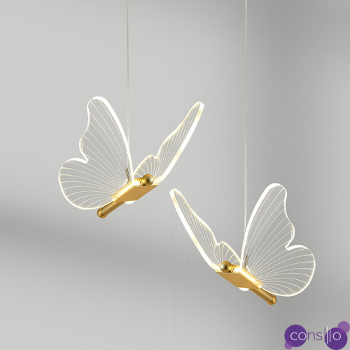 Butterfly Double Pendant Lamp D