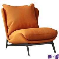 Кресло Maxwell Orange Textile Leather Armchair