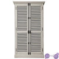 RH Shutter Double-Door Cabinet Шкаф с реечными дверями светлый дуб