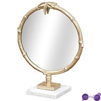 Зеркало настольное Bamboo Gold Marble Mirror