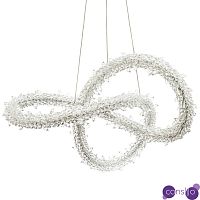 Фигурная люстра с хрустальным декором Gilbertine Crystal Curly Ring Chandelier