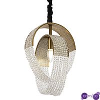 Подвесной светильник с хрустальными подвесками Godard Crystal Ring Hanging Lamp