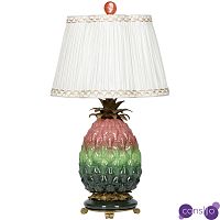 Настольная лампа с абажуром Pineapple Pink Green Table Lamp