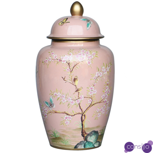 Ваза с крышкой Pink Tree Garden Vase