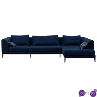 Угловой диван Ferguson Deep Blue Sofa
