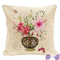Декоративная подушка Hibiscus and Orchids Pillow