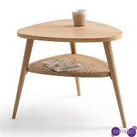 Приставной стол Morten Wicker Side Table 3 legs