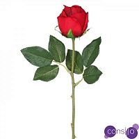 Декоративный искусственный цветок Mini Red Rose