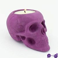 Подсвечник Purple Skull