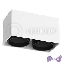 Накладной светильник LeDron KEA 2 ED GU10 White Black