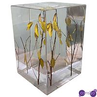 Дизайнерский столик из прозрачного полимера Clear Crystal Display Pedestal with Branches