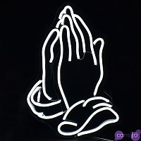 Неоновая настенная лампа Praying Hands Neon Wall Lamp