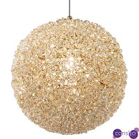 Подвесной хрустальный светильник шарообразной формы Amber Crystal Hanging Light 22