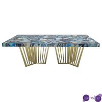 Обеденный стол Agate Design Blue Dining Table