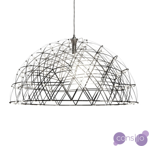 Подвесной светильник копия Raimond Dome by Moooi (серебряный, D 79 cm)