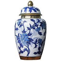 Вазы Porcelain Oriental Blue Ornament Vases