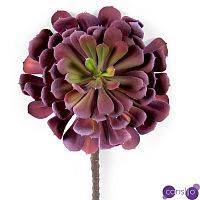 Декоративный искусственный цветок Echeveria burgundy