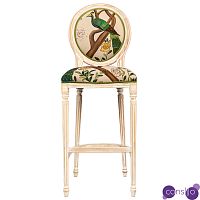 Барный стул с зеленым павлином Emperor's Bird