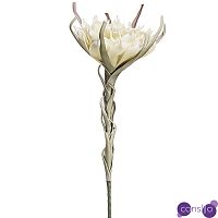 Декоративный искусственный цветок Лотос белый