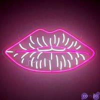 Неоновая настенная лампа Lips Neon Wall Lamp
