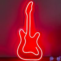 Неоновая настенная лампа Guitar Neon Wall Lamp